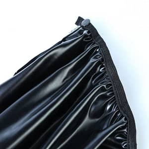 Black Men's PVC Tall Rain Shoe Cover