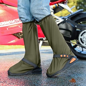 Green Tall Bandage Rain Shoe Cover