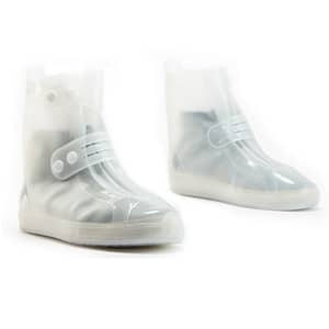 white Reusable Waterproof shoe covers