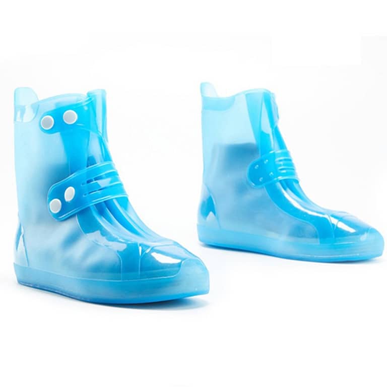 blue Reusable Waterproof shoe covers